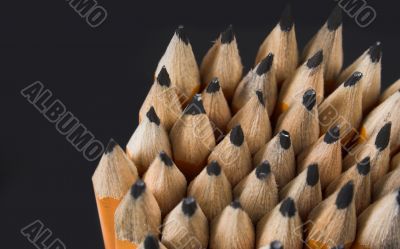 black pencils