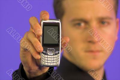 business mobile - focus on phone