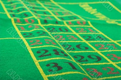 betting layout for roulette