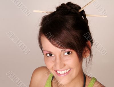 Smiling woman