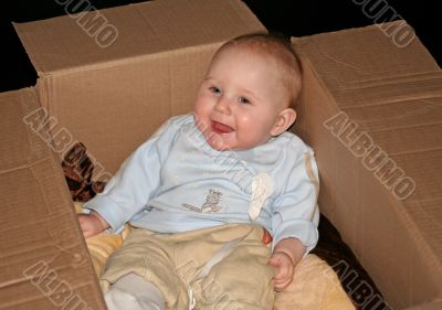 baby in a box