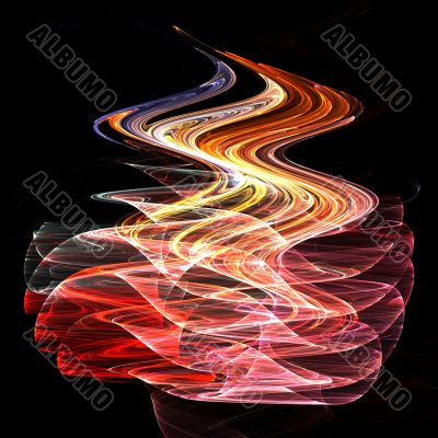 Fractal flames