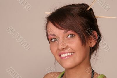 Smiling woman