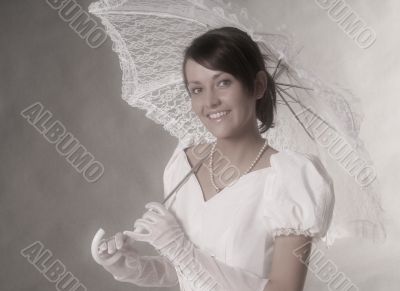 happy bride