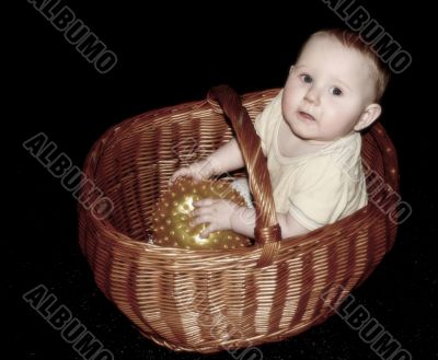 baby in a box