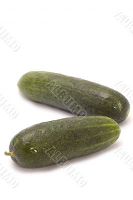 Two cucumber