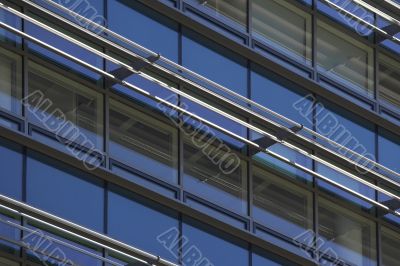 glass facade closeup
