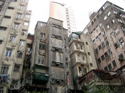 Old packed apartments