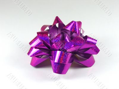 Purple bow