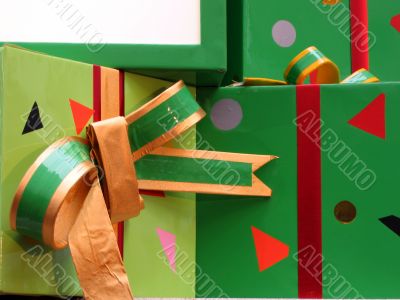 Gifts with ribbon