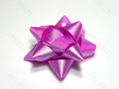 Bow in light purple color