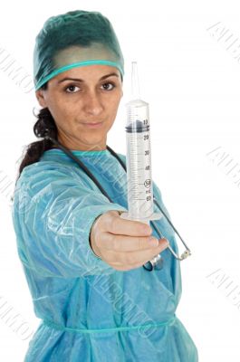 Young lady doctor