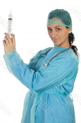 attractive lady doctor
