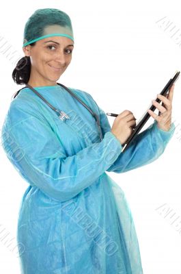 attractive lady doctor