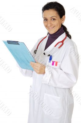 attractive lady doctor