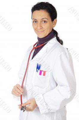 attractive lady doctor