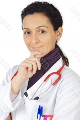 attractive lady doctor