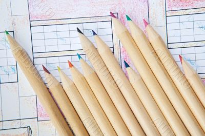 pencils of colors