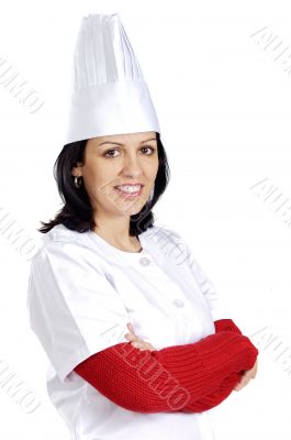 attractive cook woman