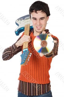 attractive musical young person