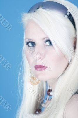 Blond woman