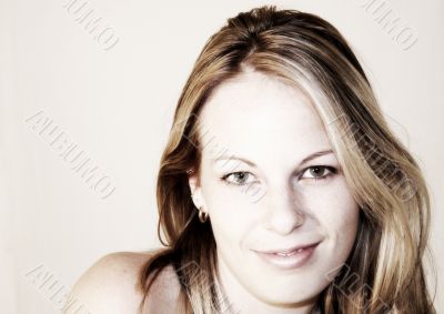 blond woman