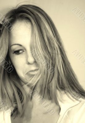 pouting