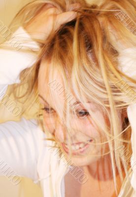 blond girl