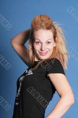 blond model