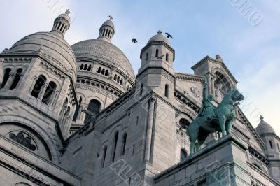 Beautiful Sacre Coeur in Paris