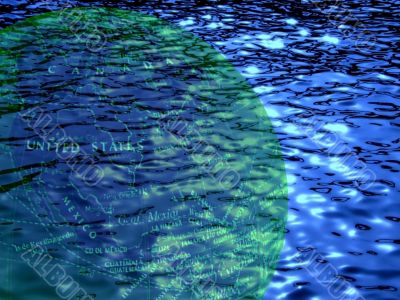 world under water