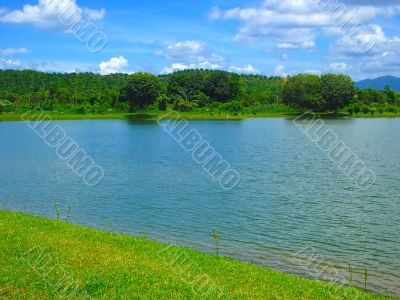 cool and scenic lake