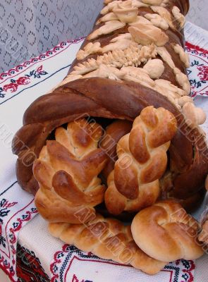 Ukrainian festive Bread Horn of Plenty