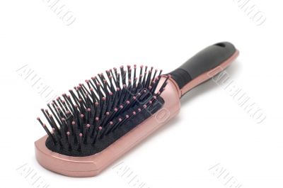 on white comb