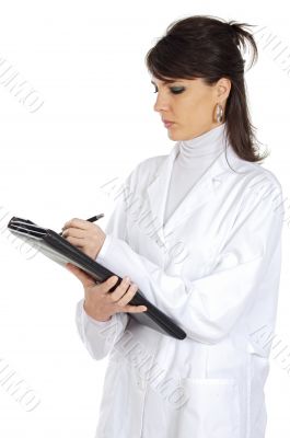 attractive lady doctor