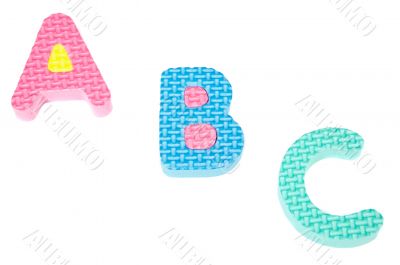 letters of colors of the alphabet
