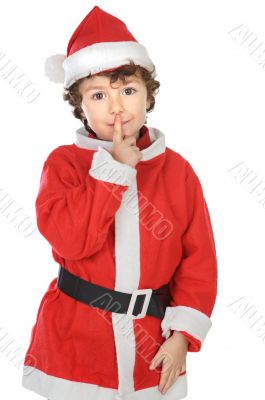 Adorable boy in christmas