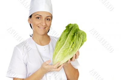 attractive cook woman