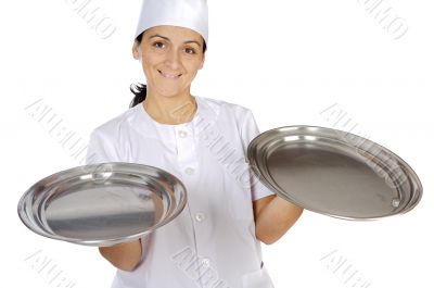 attractive cook woman