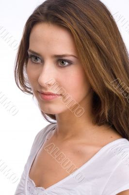 beautiful woman`s portrait