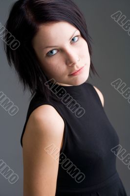 intense look