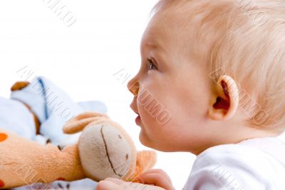 fascinated baby