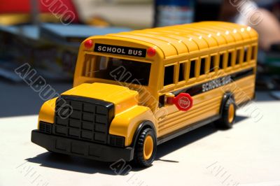 Toy Bus Front Focus