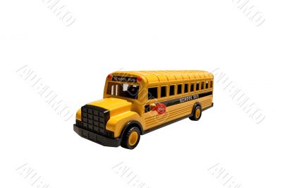 Toy School Bus Side