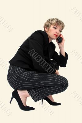Businesswoman on the phone