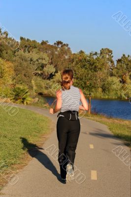 Woman running