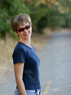 Smiling woman