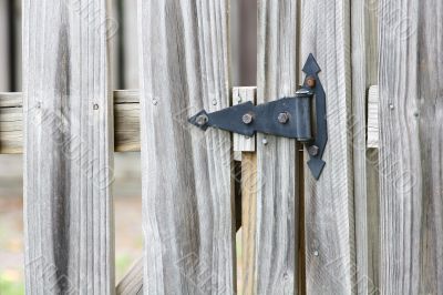 Hinge on Fence