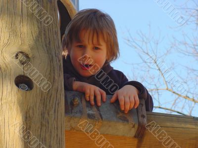 on the playground