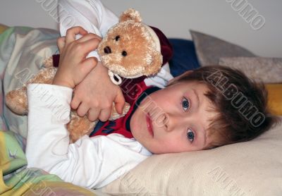 boy with teddy